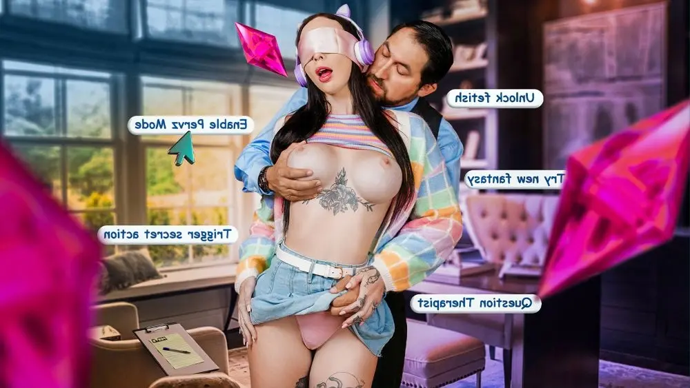 “Fucking IRL?!” Shy E-Girl Squirts All Over Her Pervy Therapist’s Cock